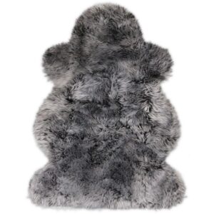 102_szs_900x900.jpg Australisches Premium Lammfell schwarz mit hellen Spitzen 100 x 68 cm